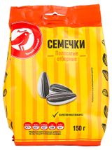 Изображение товара Семечки полосатые АШАН Красная птица жареные, 150 г