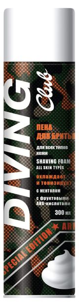 Изображение товара Пена для бритья Diving Club, 300 мл