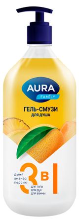 Изображение товара Гель для душа Aura Дыня персик, 1 л
