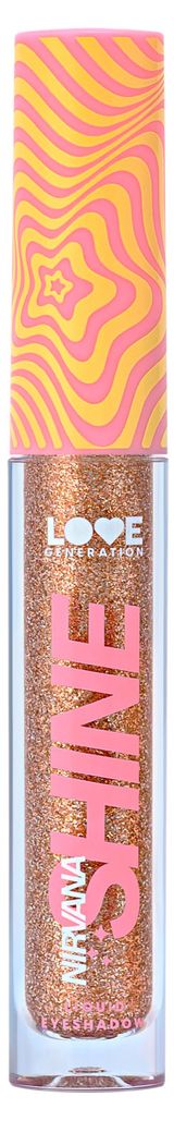 Изображение товара Жидкие тени для век Love generation Nirvana сияющие высокопигментированные оттенки тон 01 коричнево-золотистый, 2,8 мл