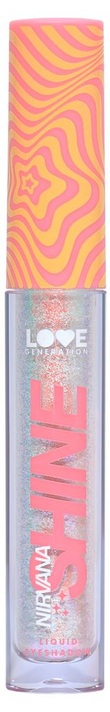 Изображение товара Жидкие тени для век Love generation Nirvana сияющие высокопигментированные оттенки тон 04 серебряно-розовый, 2,8 мл