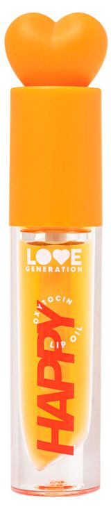 Изображение товара Масло для губ Love generation Be happy комфортная текстура без липкости тон 03 прозрачно-оранжевый, 2,3 мл