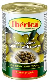 Изображение товара Оливки Iberica с каперсами Испания, 300 г