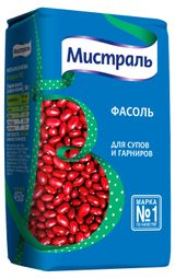 Изображение товара Фасоль «Мистраль» красная для супов и гарниров, 450 г