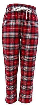 Изображение товара Брюки домашние для девочки новогодние InExtenso красные