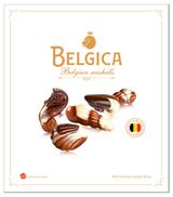 Изображение товара Конфеты шоколадные BELGICA Ракушки с начинкой пралине, 190 г