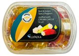 Изображение товара Перчики острые Ellenika фаршированные сливочным сыром в масле, 230 г