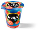 Изображение товара Йогуртный продукт Fruttis Сливочное лакомство с клубникой 5% БЗМЖ, 290 г