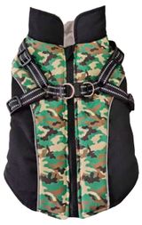 Изображение товара Жилет для собаки теплый хаки, р 40 см