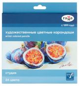Изображение товара Набор цветных карандашей «Гамма» Студия, 24 шт