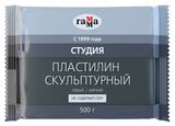 Изображение товара Пластилин скульптурный «Гамма» серый мягкий, 500 г
