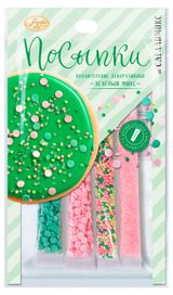 Изображение товара Посыпка «Парфэ» зеленый микс, 20 г