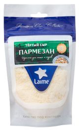 Изображение товара Сыр твердый тертый Пармезан Laime для пасты и соусов в пакете 40% БЗМЖ, 100 г