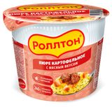 Изображение товара Пюре картофельное «Роллтон» с мясом, 40 г