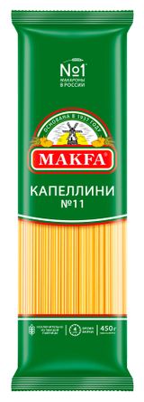 Изображение товара Макаронные изделия Makfa Капеллини №11 вермишель, 450 г