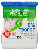 Изображение товара Творог рассыпчатый «ЭкоНива» 5% БЗМЖ, 300 г