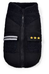 Изображение товара Куртка для собак Звезды черная, 40 см