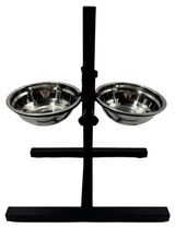 Изображение товара Миски для собак на подставке, 43x26x47 см