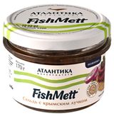 Изображение товара Сельдь тихоокеанская слабосоленая рубленая «Атлантика» с крымским лучком, 170 г