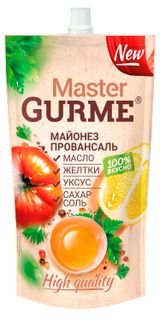 Изображение товара Майонез Master Gurme Провансаль халяль 50.5% охлажденный, 350 мл