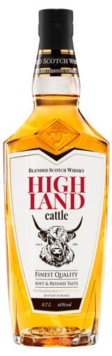 Изображение товара Виски шотландский Highland Cattle Россия, 0,7 л