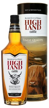 Изображение товара Виски шотландский Highland Cattle Россия, 0,7 л