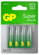 Изображение товара Батарейка GP BATTERIES АА, 4 шт