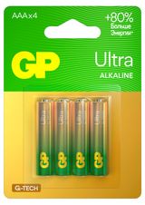 Изображение товара Батарейки GP Ultra G-Tech LR03, 4 шт