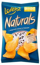 Изображение товара Чипсы картофельные Naturals с морской солью и перцем, 100 г