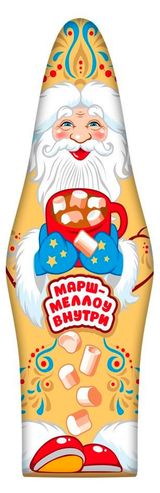 Изображение товара Шоколад фигурный Дед мороз с маршмеллоу, 70 г, 1 шт