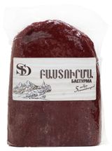 Изображение товара Вяленое мясо Бастурма говяжья сыровяленая «Сытный Дом» из говядины нарезка, вес