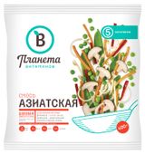 Изображение товара Овощная смесь «Планета Витаминов» Азиатская с грибами шиитаке замороженная, 400 г