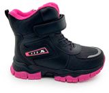 Изображение товара Ботинки для девочки Sabedoria черный/фуксия