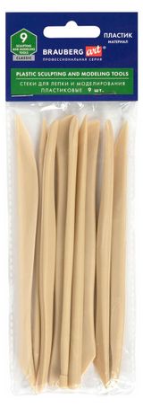 Изображение товара Стеки для лепки и моделования BRAUBERG, 9 шт