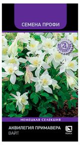 Изображение товара Семена «Поиск» Аквилегия Примавера Вайт, 5 шт