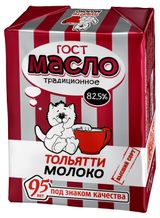 Изображение товара Масло сливочное «Тольяттимолоко» Традиционное 82,5%, 180 г