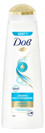 Изображение товара Шампунь для волос «Дав» Объем и восстановление, 380 мл