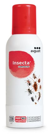 Изображение товара Аэрозоль от летающих и ползающих насекомых «Август», 220 мл
