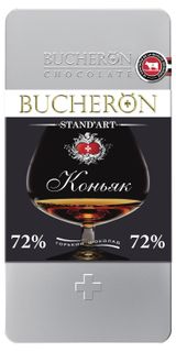 Изображение товара Шоколад горький BUCHERON со вкусом коньяка, 100 г