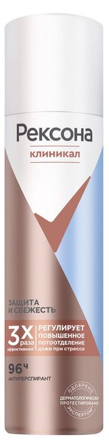 Изображение товара Дезодорант-антиперспирант женский «Рексона» Защита и свежесть спрей, 150 мл
