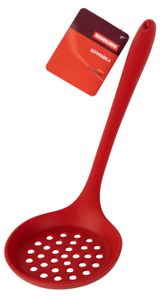Изображение товара Шумовка Классика силиконовая красная, 1 шт