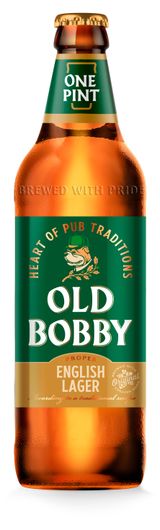 Изображение товара Пиво светлое Old Bobby Lager 4,6%, 0,568 л