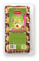 Изображение товара Пирожные заварные MIREL Эклеры с фисташковым заварным кремом и малиной охлажденные набор 5 шт, 235 г