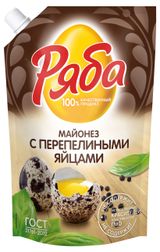 Изображение товара Майонез «Ряба» с перепелиными яйцами 50,5%, 530 г