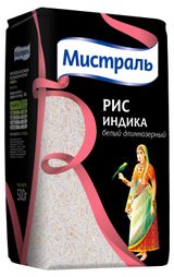 Изображение товара Рис длиннозерный «Мистраль» Индика, 500 г