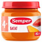 Изображение товара Пюре овощное Semper Батат с 4 мес., 80 г