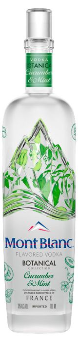 Изображение товара Водка Mont Blanc Cucumber & Mint Франция, 0,7 л