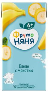 Изображение товара Нектар «ФрутоНяня» банановый с мякотью с 6 месяцев, 200 мл