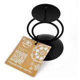 Изображение товара Подсвечник MultiDom Круги, 8х10,5 см