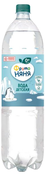 Изображение товара Вода питьевая детская «ФрутоНяня» с рождения, 1,5 л